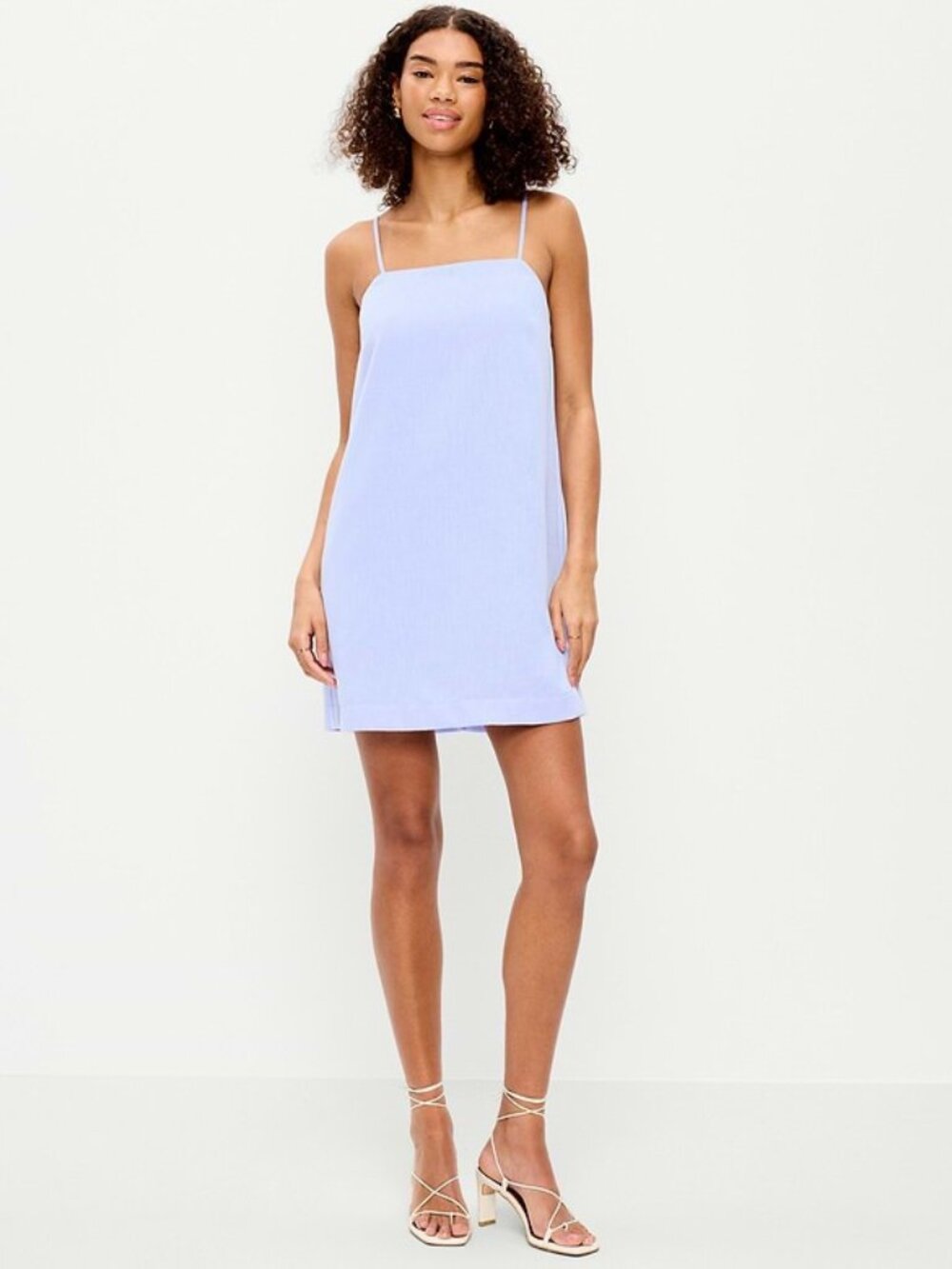 Strappy Mini Shift Dress size L | Flax Flower NWT